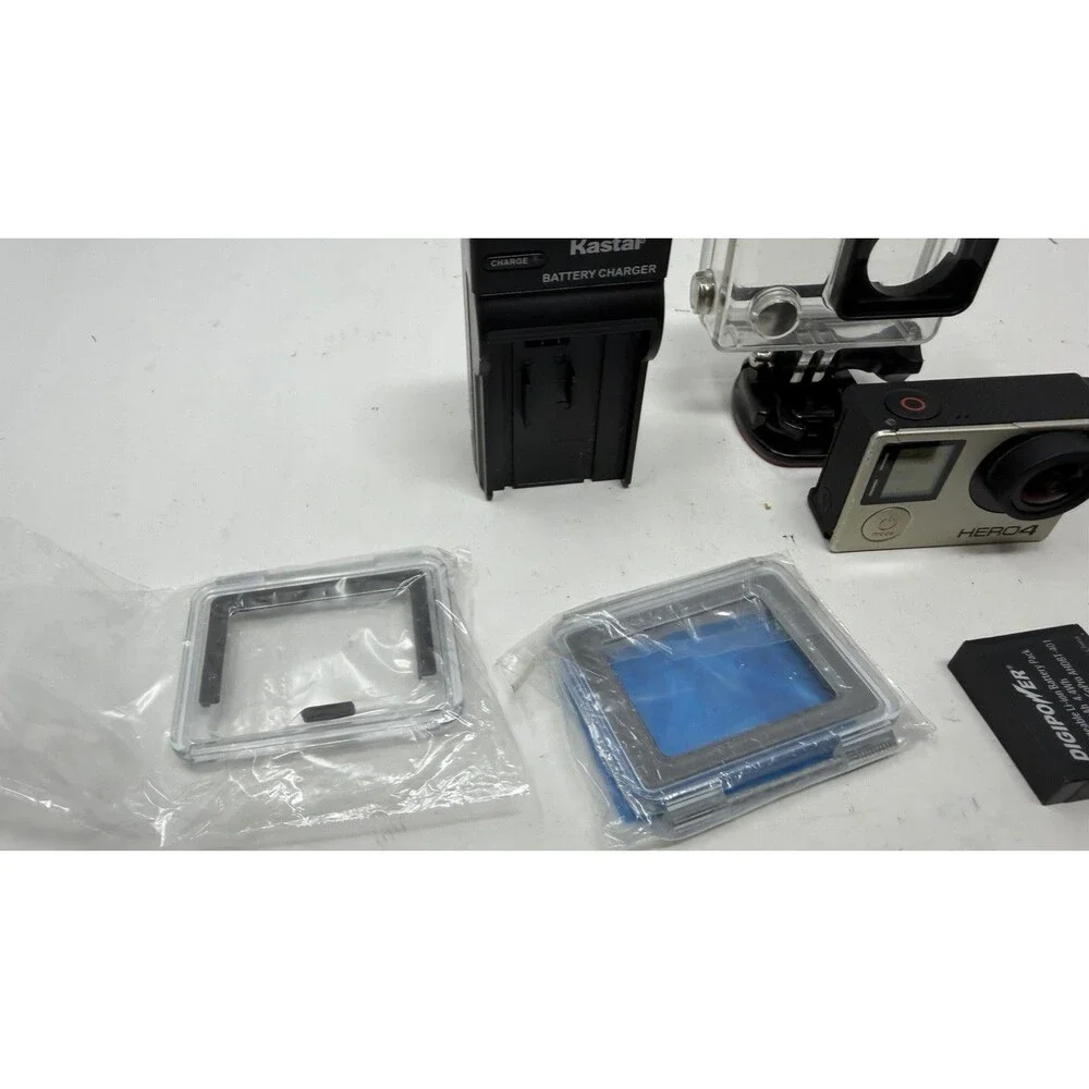 GoPro HERO4 Silver Action Camera 4K Ultra HD Touch Screen Waterproof Tested
